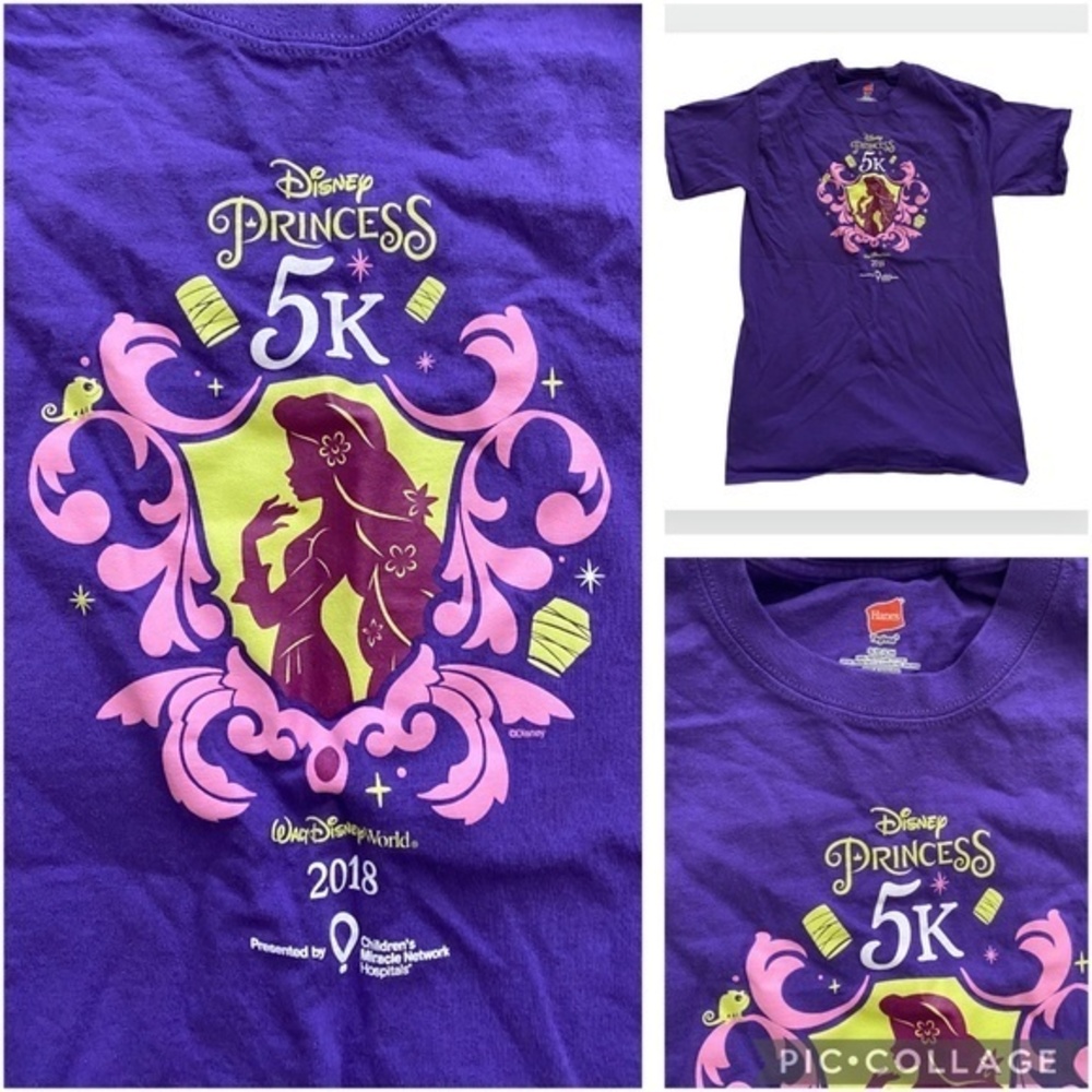 runDisney Princess 5K Rapunzel 2018 Disney World Race Shirt Adult Small
